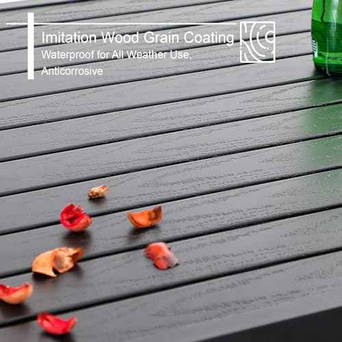 55" x 27" x 37"H Patio Bar Table Counter Height Rectangle