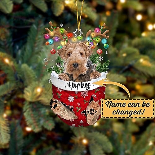Wire Fox Terrier 1 Dog Christmas Ornament