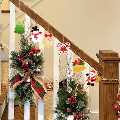 80PCS Wooden Christmas Ornaments to Paint (80 Count)