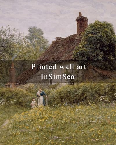 Framed Canvas Wall Art Vintage Decor