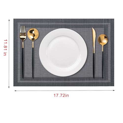 Placemats Set of 6 Washable Indoor (6 Count)
