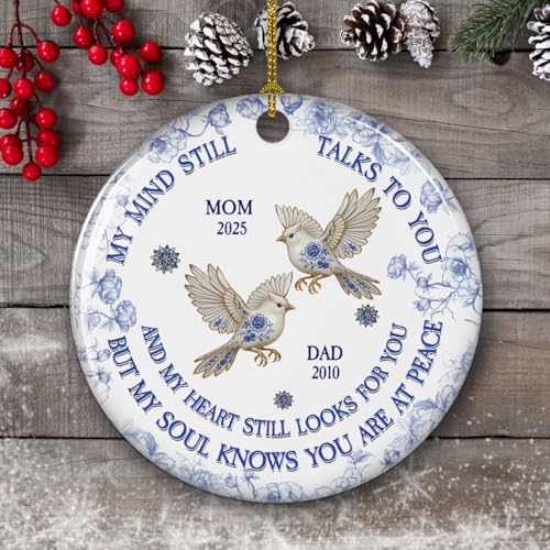 Personalized Memorial Ceramic Ornament