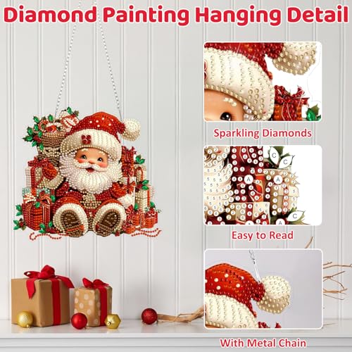Christmas Diamond Art Hanging Kits for Adult