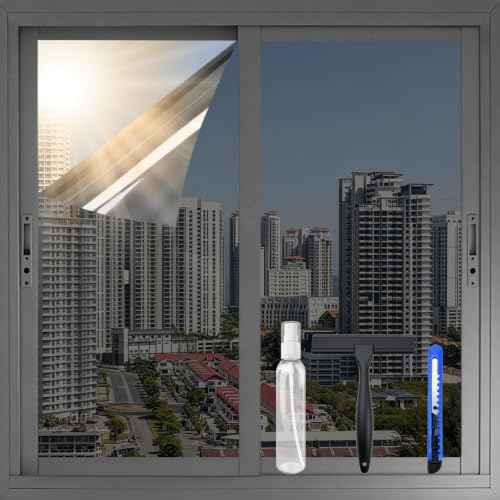One Way Window Privacy Film with Tools (48.38 Sq Ft)