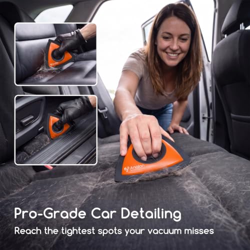 Mini Pet Hair Remover for Car Detailing Dog Hair Tool Brush