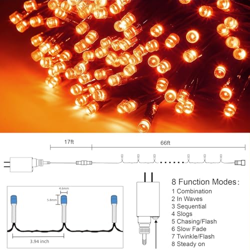 66FT 200 LED Halloween String Lights (66 Foot)