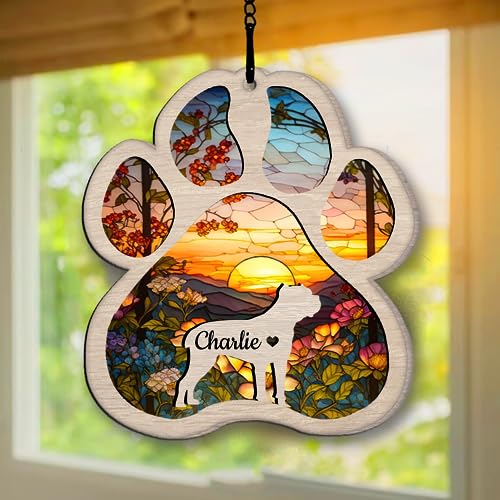 Personalized Cane Corso Suncatcher Dog Memorial Gifts
