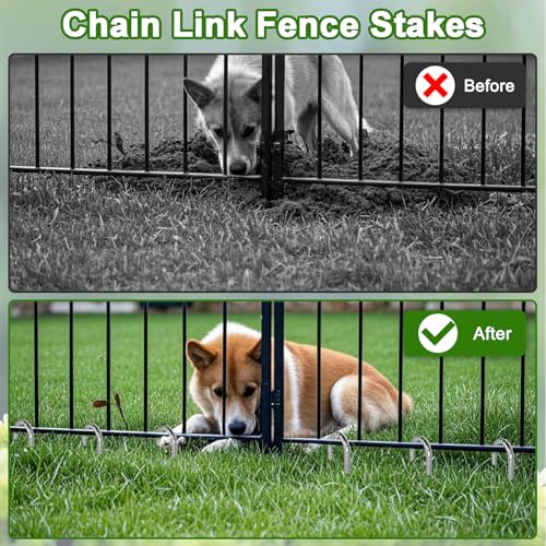 Rebar-Stakes-12-Inch J Hook Galvanized Garden Tent Stakes Heavy Duty (20 Count)