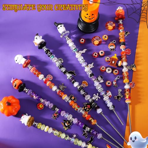 358Pcs Beaded Garden Stake DIY Halloween Decorative Garden Stake Kit (358 Count)