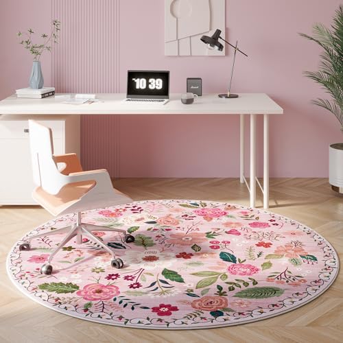 Round Area Rug 6ft Washable (28.2743 Sq Ft)