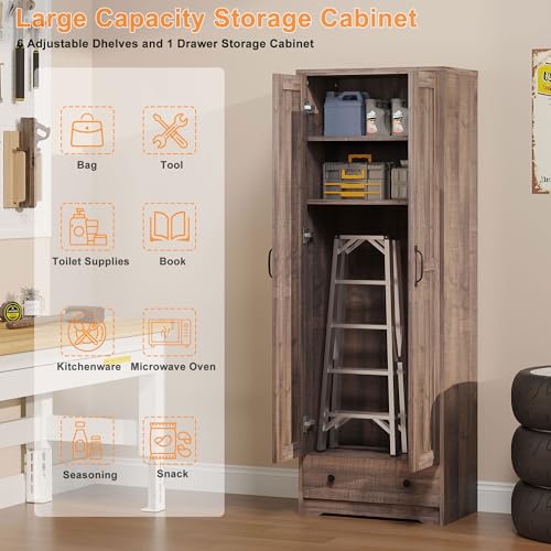 70" Tall Storage Cabinets