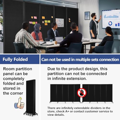 Folding Room Partition (5 Count)
