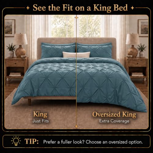 King Comforter Set Mineral Blue