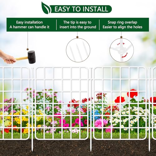 30ft x 17in Garden Fence Animal Barrier
