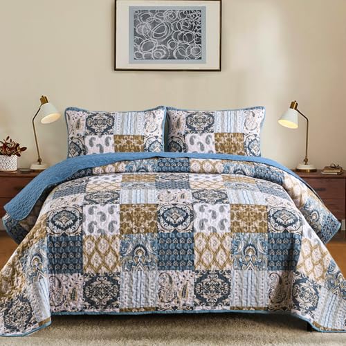 Boho Quilt Set Queen Size