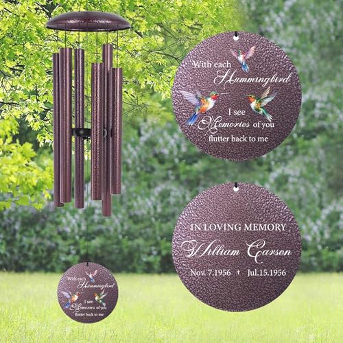 Personalized Memorial Wind Chime for Loss of Loved One 30