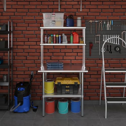 36 Inch Double Tier Overshelf