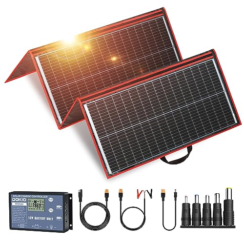 300W Portable Foldable Solar Panel Kit with Charge Controller