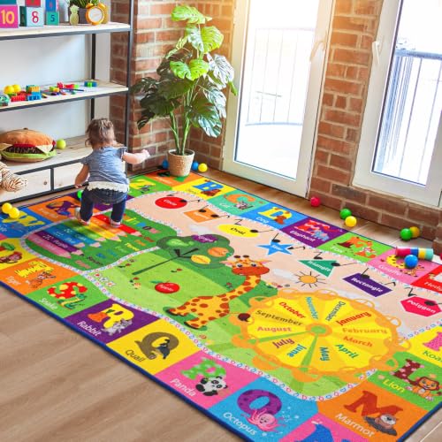 BENRON 6x9 Kids Rug for Playroom Classroom
