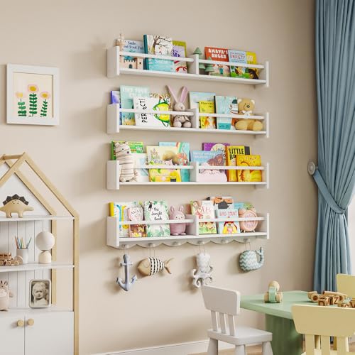 34Inch Nursery Bookshelves (4 Count)
