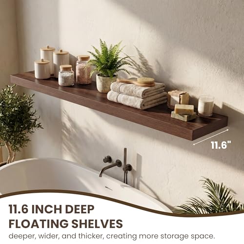 55 Inch Floating Shelves for Wall