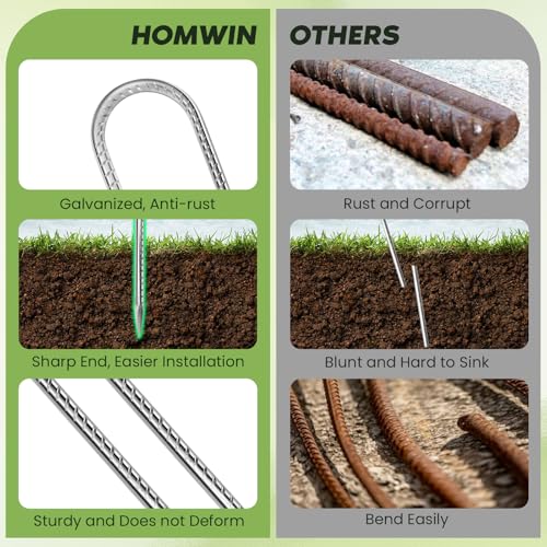 12 inches Tent Stakes Heavy Duty 34 (34 Count)