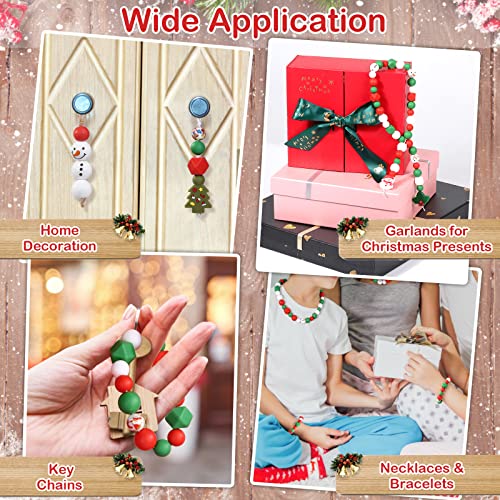 178 PCS Christmas Silicone Beads (178 Count)