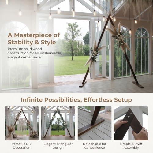 7.87FT Wooden Wedding Arch