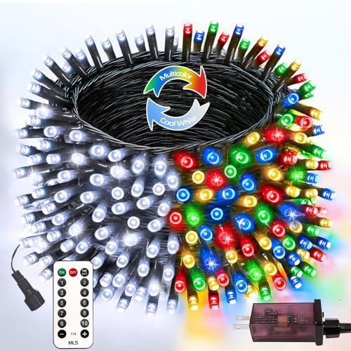 75.8FT Connectable Color Changing Christmas Light with Remote Timer 200 LED