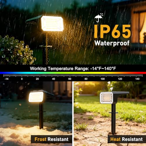 Solar Spot Lights Outdoor (8 Count)