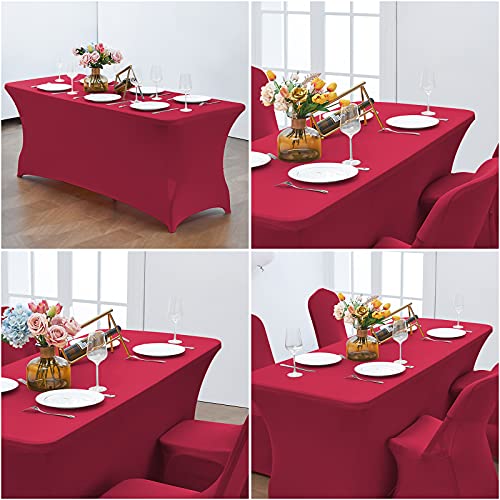 8FT Stretch Spandex Fitted Tablecloth