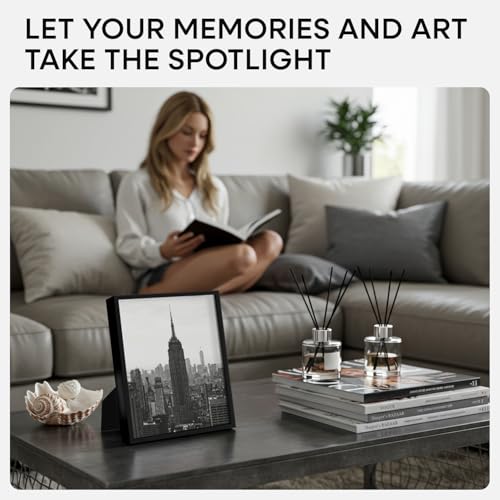 8.5x11 Black Picture Frame