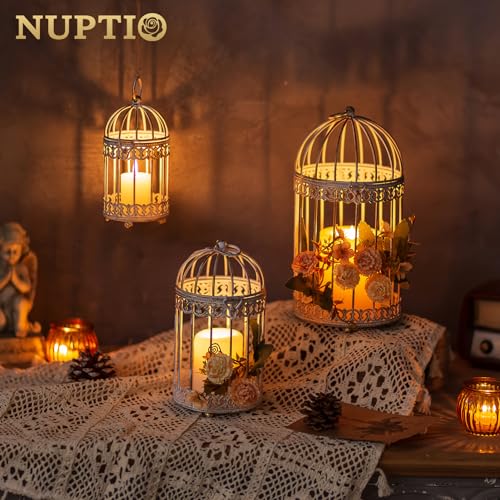 Decorative Bird Cage Lantern (2 Count)