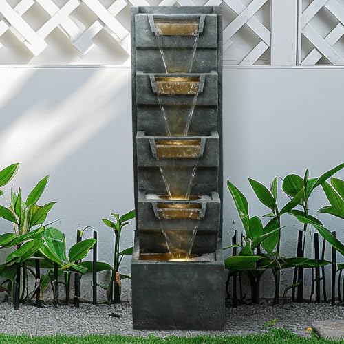 39.3" H Modern Water Fountain 5