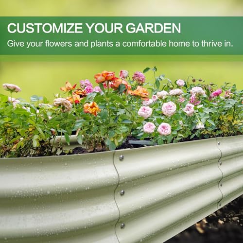 Gardmax Galvanized Raised Garden Bed