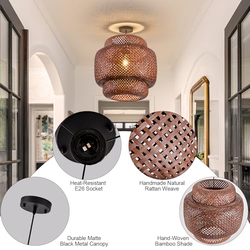 TeruTeru Ji Kaikang Bamboo Pendant Light