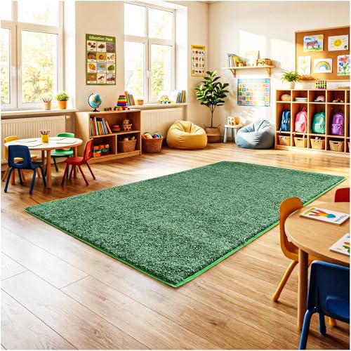 Soft & Colorful 4' x 4' Kids Classroom Area Rug