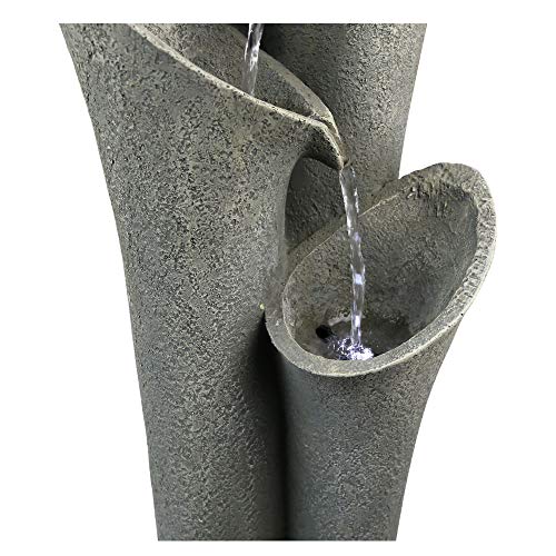 Faux Stone Patio Water Fountain 33 1