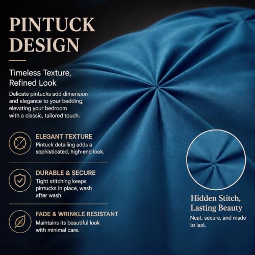 Queen Comforter Set Teal (7 Piece Set)