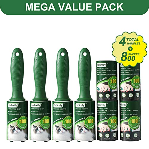 Lint Rollers Pet Hair Extra Sticky Clothes