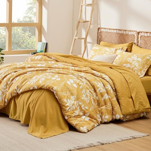 Floral Yellow Comforter Set
