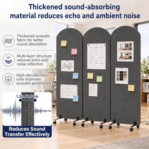 3 Panel Portable Office Partition
