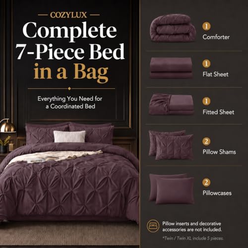 King Comforter Set Cocoa Powder