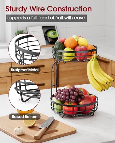 Fruit Basket for Kitchen Counter