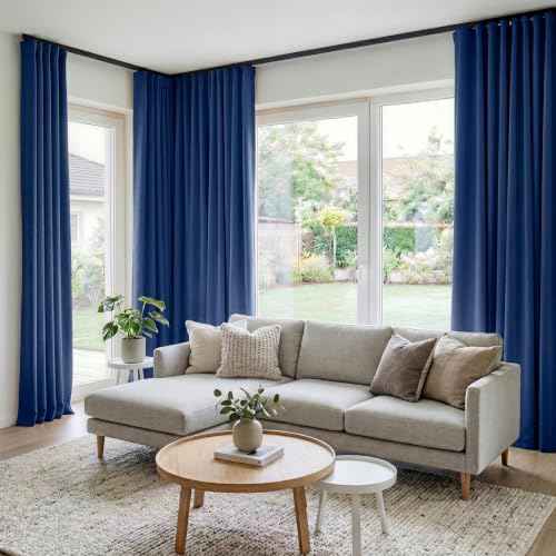 Room Divider Curtains Blackout Floor to Ceiling Curtain with Hook Sliding Door Curtains Ceiling Mount Extra Wide Curtain Wall Divider for Room Separation