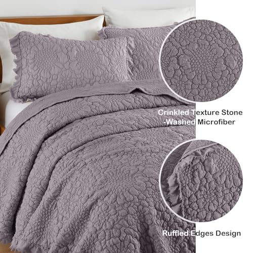 Shabby Chic Ruffled Quilt Twin Size