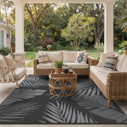 Outdoor Rug Waterproof Plastic Rugs for Patio