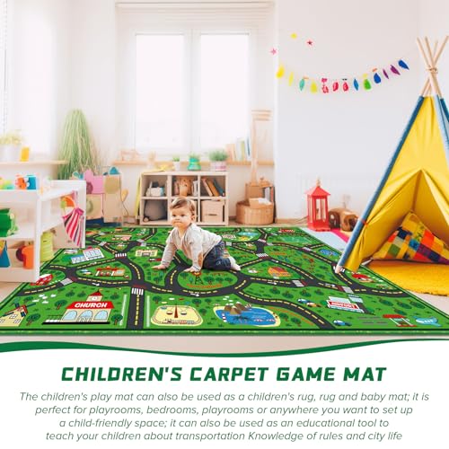 Kids Playmat Rug 6x9 ft