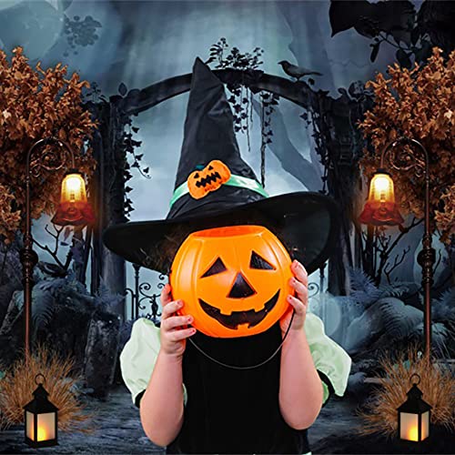 Halloween Backdrop 8x6ft Spooky Cemetery Gate Scary Photo Background