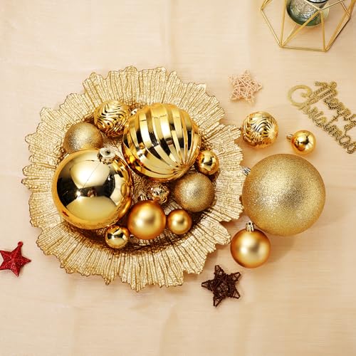 50pcs Shatterproof Christmas Ball Tree Ornaments